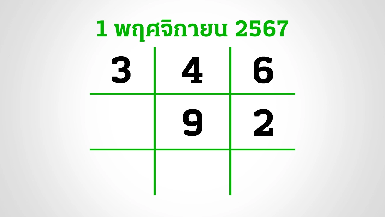 อีก 3 วันหวยออก