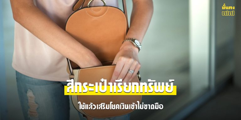 สีกระเป๋าเรียกทรัพย์ สีกระเป๋าสตางค์มงคล