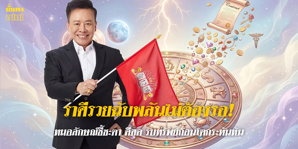 ราศีรวยฉับพลันไม่ต้องรอ!